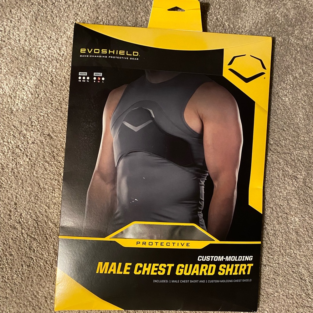 NIW EvoShield Male Custom Molding Chest Guard with Shirt (AM)